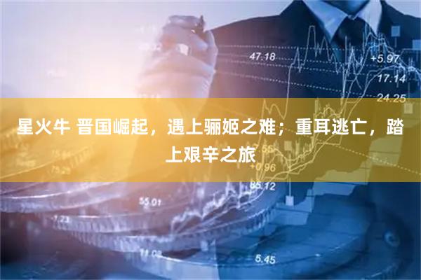 星火牛 晋国崛起，遇上骊姬之难；重耳逃亡，踏上艰辛之旅